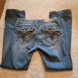 Women's Rock Revival "May" Easy Boot Cut Jeans, Size 30